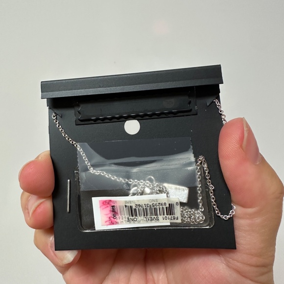 NWT! RARE! Coach F67101 Rainbow Cherry Necklace In Silver - Picture 4 of 5